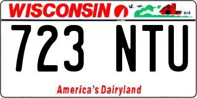 WI license plate 723NTU