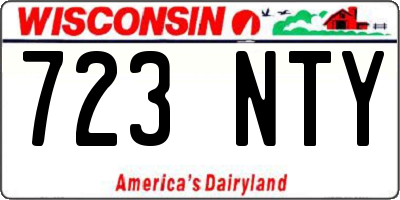 WI license plate 723NTY