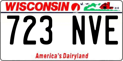 WI license plate 723NVE