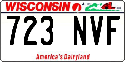 WI license plate 723NVF