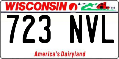 WI license plate 723NVL