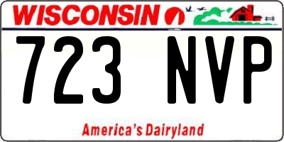 WI license plate 723NVP