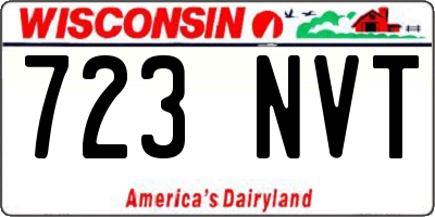 WI license plate 723NVT