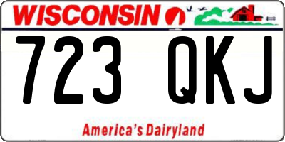 WI license plate 723QKJ