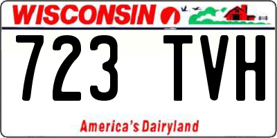 WI license plate 723TVH