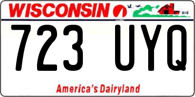 WI license plate 723UYQ