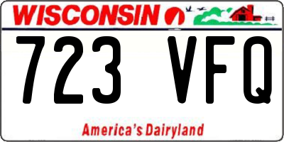 WI license plate 723VFQ