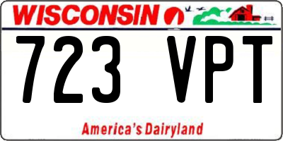 WI license plate 723VPT