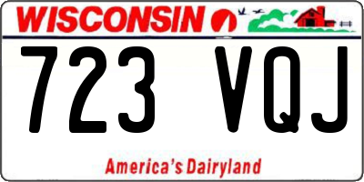 WI license plate 723VQJ