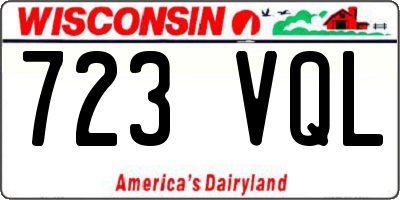 WI license plate 723VQL