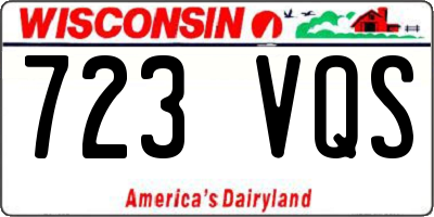 WI license plate 723VQS