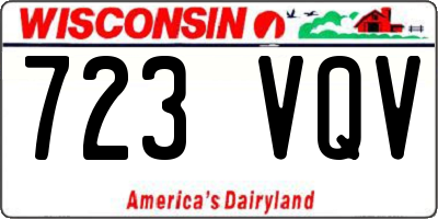 WI license plate 723VQV