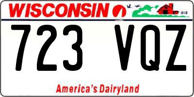 WI license plate 723VQZ