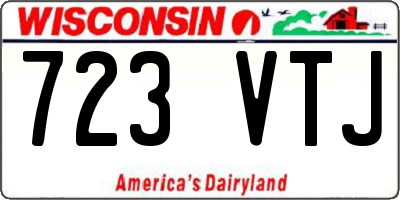 WI license plate 723VTJ