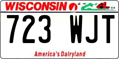 WI license plate 723WJT