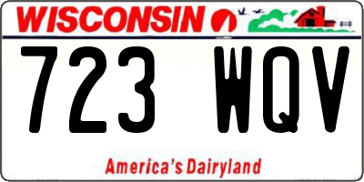 WI license plate 723WQV