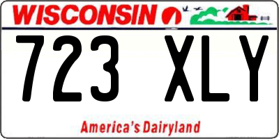WI license plate 723XLY