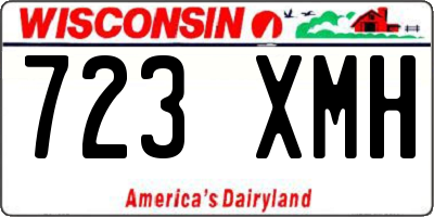 WI license plate 723XMH