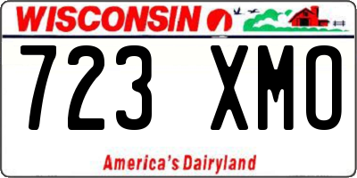 WI license plate 723XMO