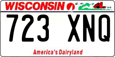 WI license plate 723XNQ