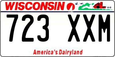 WI license plate 723XXM