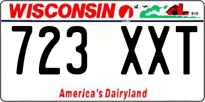 WI license plate 723XXT