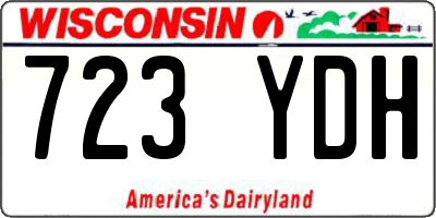 WI license plate 723YDH