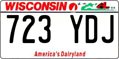 WI license plate 723YDJ