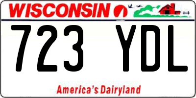 WI license plate 723YDL