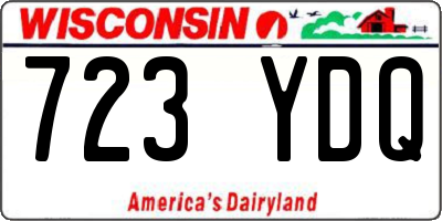 WI license plate 723YDQ
