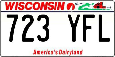 WI license plate 723YFL