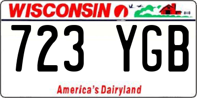 WI license plate 723YGB