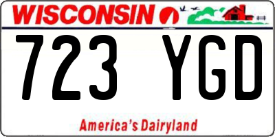 WI license plate 723YGD