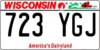 WI license plate 723YGJ