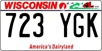 WI license plate 723YGK