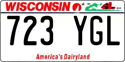 WI license plate 723YGL