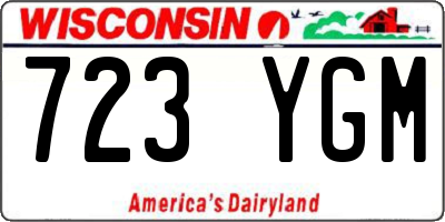 WI license plate 723YGM
