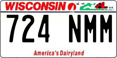 WI license plate 724NMM