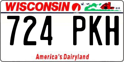 WI license plate 724PKH