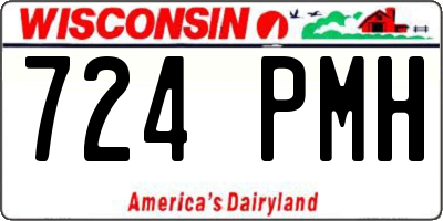 WI license plate 724PMH