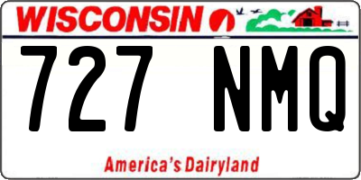 WI license plate 727NMQ