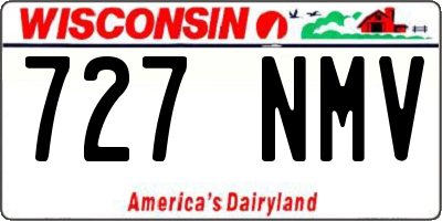 WI license plate 727NMV