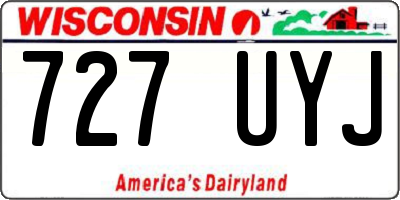 WI license plate 727UYJ