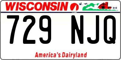 WI license plate 729NJQ