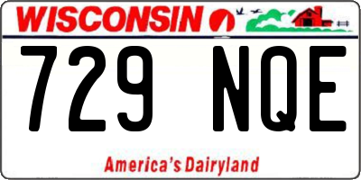 WI license plate 729NQE