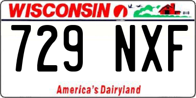 WI license plate 729NXF