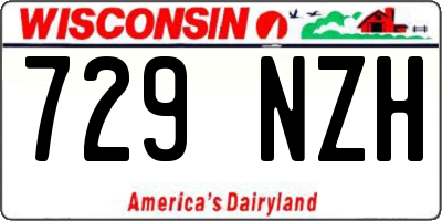 WI license plate 729NZH
