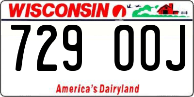 WI license plate 729OOJ