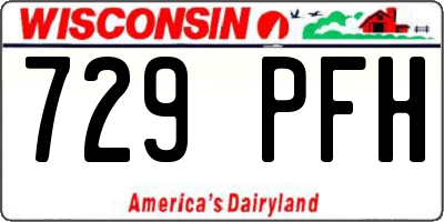 WI license plate 729PFH
