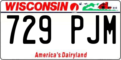 WI license plate 729PJM